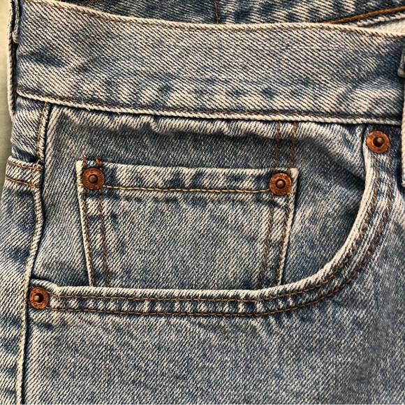 Mens 550 Relaxed Fit Levis Strauss Straight Med Blue Stonewash Denim Jea… - Picture 6 of 10